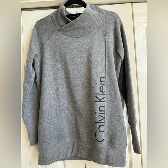 Calvin Klein Grey Cotton Sweatshirt - Picture 8 of 8